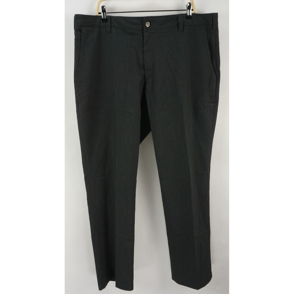 Bluffworks Original Lightweight Travel Pants Men's 40 x 34 Relaxed Charcoal Gray